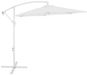 Ombrellone Pereque Suspenso Regulavel Poliester 250 cm Branco 69246 Sun House