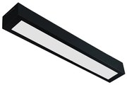 Plafon Led Sobrepor Retangular Preto 36w 6500k Londres