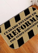 Capacho Cuidado Reforma 34x60 cm