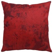 Capa de Almofada Natalina de Suede em Tons Vermelho 45x45cm - Vermelho - Somente Capa