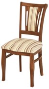 Cadeira de Jantar Munike Estofada- Wood Prime LL 10726