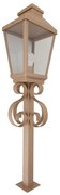 Balizador Vidro Aluminio Dourado Ip62 Gold