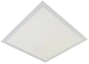 Plafon Led Embutir Quadrado Aluminio Branco 48W Yamamura - LED BRANCO QUENTE (3000K)