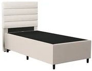 Cabeceira com Base para Cama Box Solteiro 88x188cm Hit ID5 Linho Cru/S