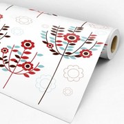 Papel de parede adesivo floral