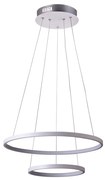 Pendente Orlo Duo Anel Redondo Duplo Ø50Cm Led 40W 3000K Bivolt Branco... (Branco)