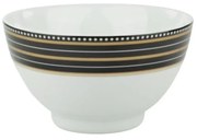 Bowl 500Ml Porcelana Schmidt - Dec. Paula Black E476