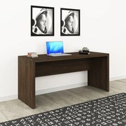 Mesa Reta Escrivaninha Escritório Home Office 163cm Rústico