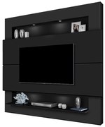 Painel Suspenso Forlán 2,10 cm para TV de até 75'' Preto Fosco G37 - Gran Belo