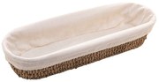 Cesta Oval De Sisal Com Forro Em Tecido 43,5cm X 15cm X 8cm 61590 Wolff