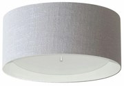 Plafon Para Banheiro Cilíndrico SB-3161 Cúpula Cor Cinza Branco