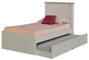 Cama Bibox Solteiro Reino Off White G68 - Gran Belo