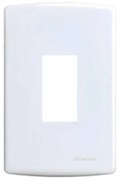 Placa Vertical Com Suporte 4x2 Plastico Branco Siena