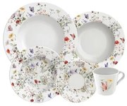 Aparelho de Jantar Tramontina Ana Clara em Porcelana Decorada 20 Peças