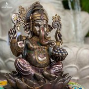 Escultura Hindu Ganesha 25cm