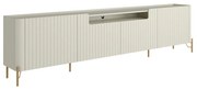 Rack New Wilmer 4 Portas com Detalhes Brise Pés Metal Redondo