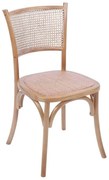 Cadeira Zimba – Natural com Rattan