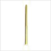 Arandela Linder Tubo Cilíndrico 04X4,5X100Cm 02Xmr11 Metal Alumínio -... (PRETO)