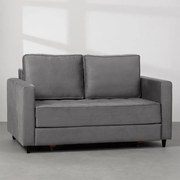 Sofá-Cama Belize Casal  Suede Grafite - 1,50 m
