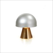 Abajur Mushroom Ø14X15Cm Metal Alumínio 03Xg9 - Old Artisan Abj-5830 (BRANCO)