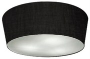 Plafon Cone Md-3004 Cúpula em Tecido 15/50x40cm Preto - Bivolt