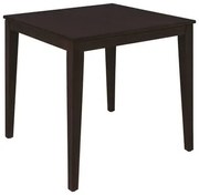 Mesa de Madeira Tramontina London Quadrada em Tauarí Tabaco 4 Lugares 70 cm