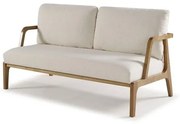 Sofá Dunas 3 Lugares Assento Macramê Pés Amêndoa 156cm - 69813 Sun House