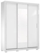 Guarda Roupa Casal Com Pés 3 Portas 2 Gavetas Vero D02 Branco - Mpozen