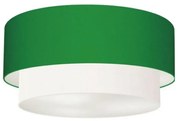 Plafon Para Banheiro Cilíndrico SB-3017 Cúpula Cor Verde Folha Branco