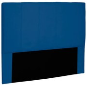 Cabeceira Arizona Para Cama Box Casal 140 cm Suede - D'Rossi - Azul Marinho