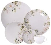 Aparelho de Jantar Tramontina Magnólia em Porcelana Decorada 20 Peças