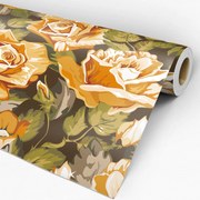 Papel de parede adesivo floral