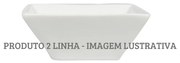 Bowl Quadrada 13 Cm Porcelana Schmidt 2° Linha