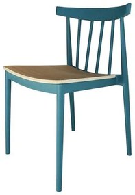 Cadeira Ondina em Polipropileno Azul 80 cm - 68141 Sun House