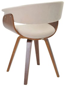 Cadeira Giratória Decorativa para Escritório Home Office Ohana Linho Bege G56 - Gran Belo