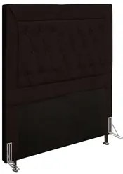 Cabeceira Cama Box Solteiro 90cm D10 Turmalina Corano Marrom - Mpozena