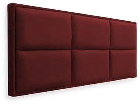 Cabeceira Painel Cama Box Casal 140cm Nina Suede Bordô - Sheep Estofados - Vermelho escuro