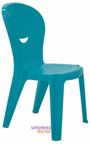 Cadeira Tramontina Infantil Vice em Polipropileno - Azul  Azul