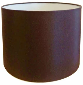Cúpula Abajur Cilíndrica Cp-7019 Ø40x30cm Café