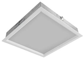 Plafon Led Embutir Quadrado Branco 25W Sevilha - LED BRANCO FRIO (6500K)
