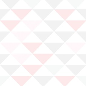 Papel de parede triângulo rosa cinza e branco