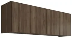 Armário de Cozinha Aéreo 118cm 4 Portas Monna Freijó Z34 - Mpozenato