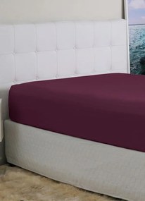 Lençol com Elástico Vermelho Queen