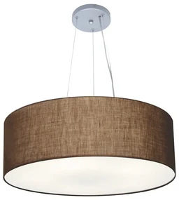 Pendente Cilíndrico Café MJ-4038 Para Mesa de Jantar e Estar