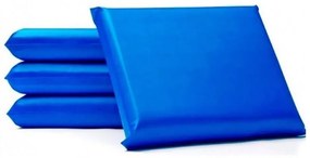 Kit 5 Travesseiros De Espuma Capa Impermeável Hospitalar (Azul)