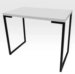 Mesa Para Computador Escrivaninha Porto 120cm Z34 Branco - Mpozenato