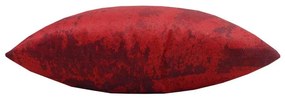 Capa de Almofada Natalina de Suede em Tons Vermelho 45x45cm - Vermelho - Com Enchimento
