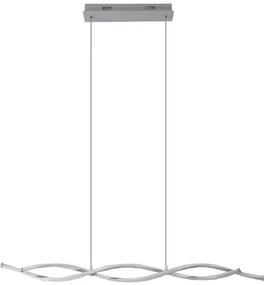 Pendente Led Metal Aluminio Branco 30W Flow - LED BRANCO NEUTRO (4000K)