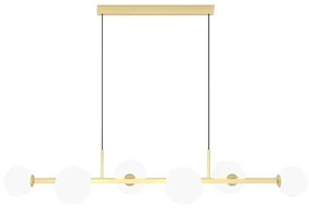 Pendente Aluminio Vidro Orbit 105X26,5Cm - DOURADO