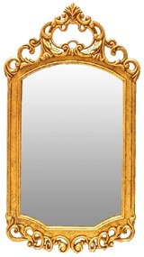 Espelho Chateau Retangular - Dourado Envelhecido  Kleiner